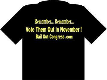 Bail Out Congress T-shirt